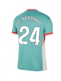 Atletico Madrid Robin Le Normand #24 Auswärtstrikot 2024-25 Kurzarm